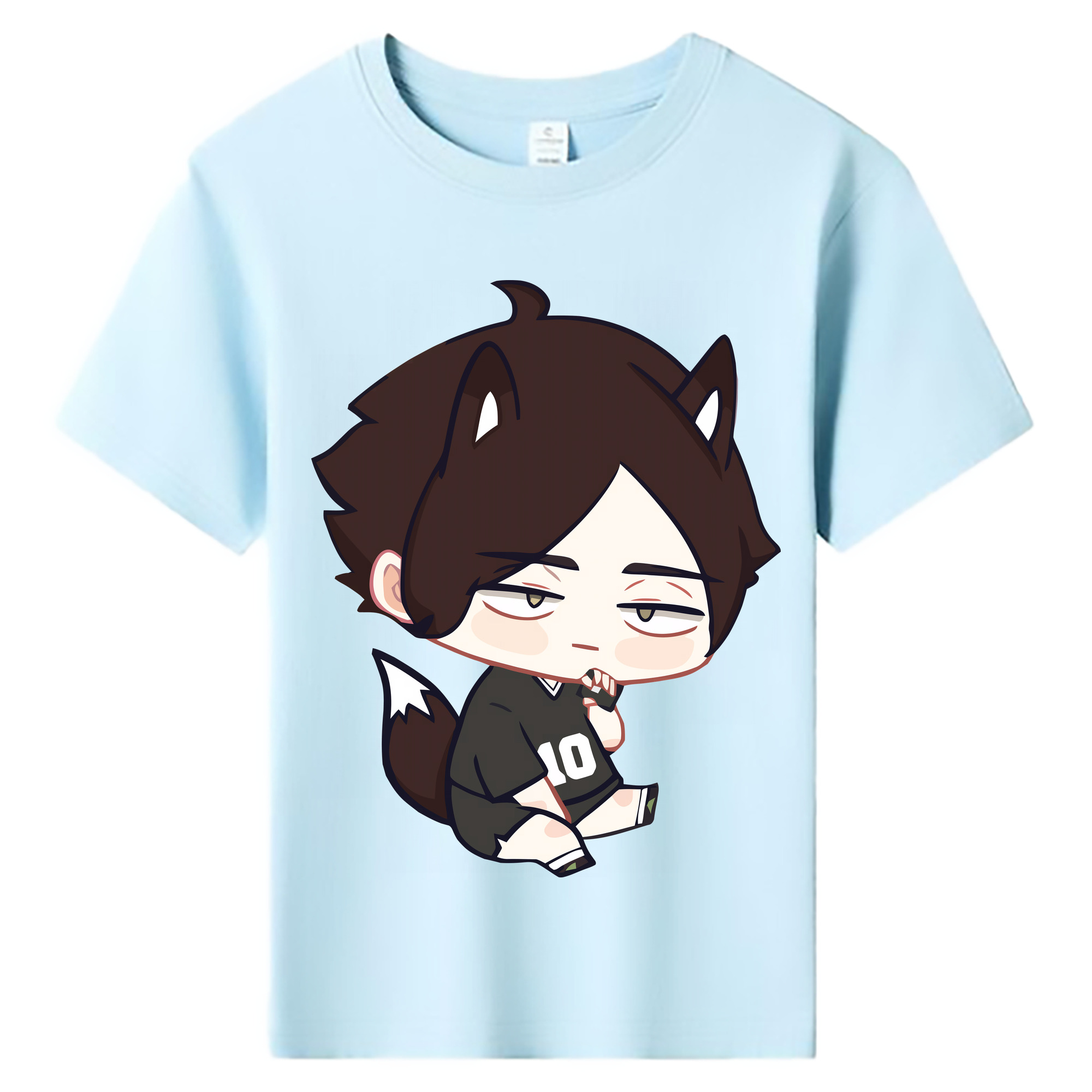 （画像用） ハイキュー!! Haikyu!! 綿100％キッズTシャツ（フロントプリント）